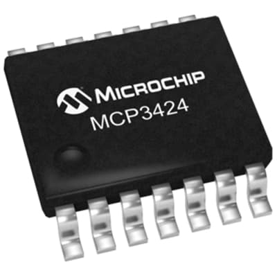 MCP3424T-E/ST by Microchip
