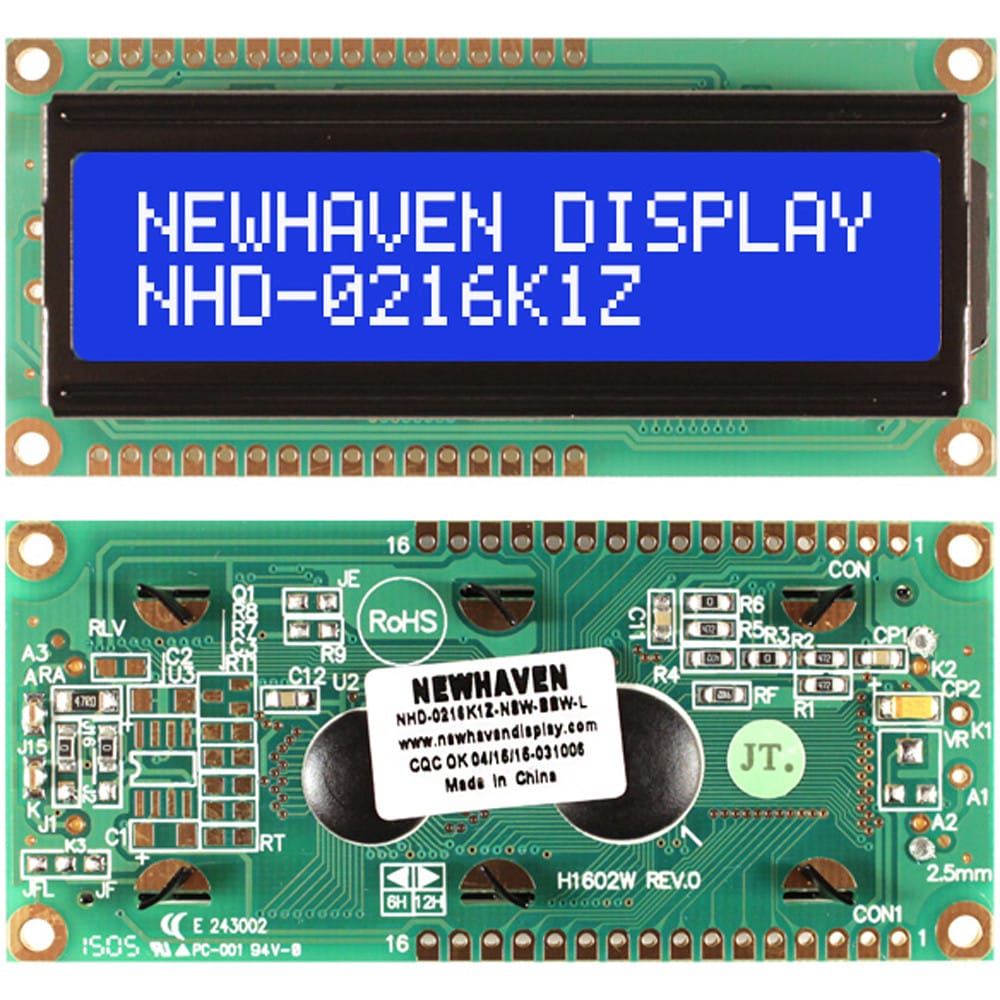 NHD-0216K1Z-NSW-BBW-L by Newhaven Display