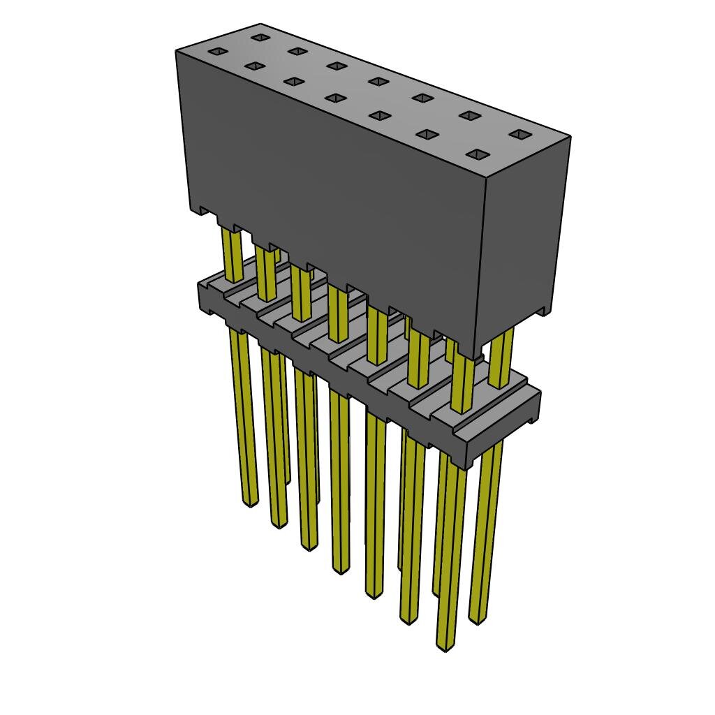 ESQT-107-02-G-D-430 by Samtec