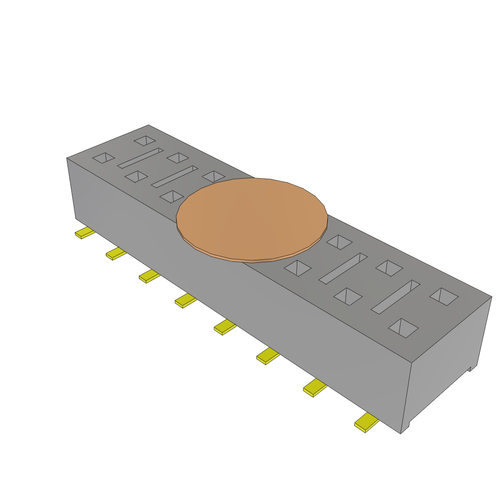 HLE-108-02-G-DV-K by Samtec