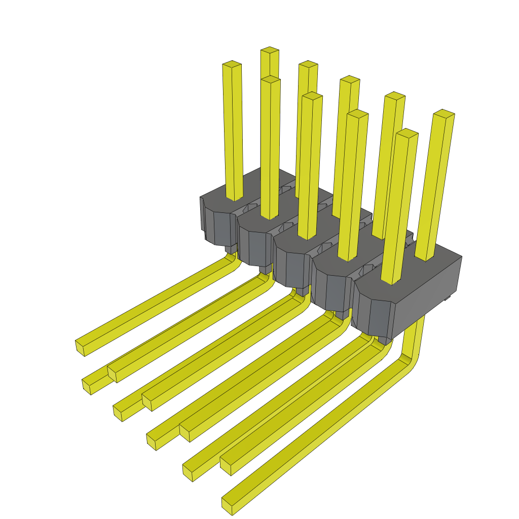 MTSW-105-10-G-D-285-RA by Samtec