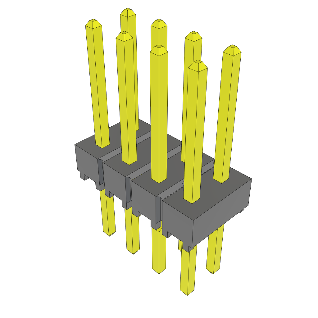 TSW-104-25-T-D-LL by Samtec