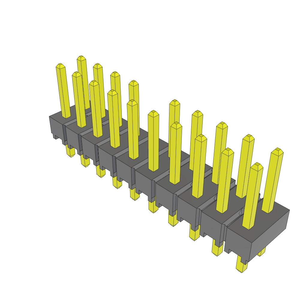 TSW-110-07-F-D-010 by Samtec