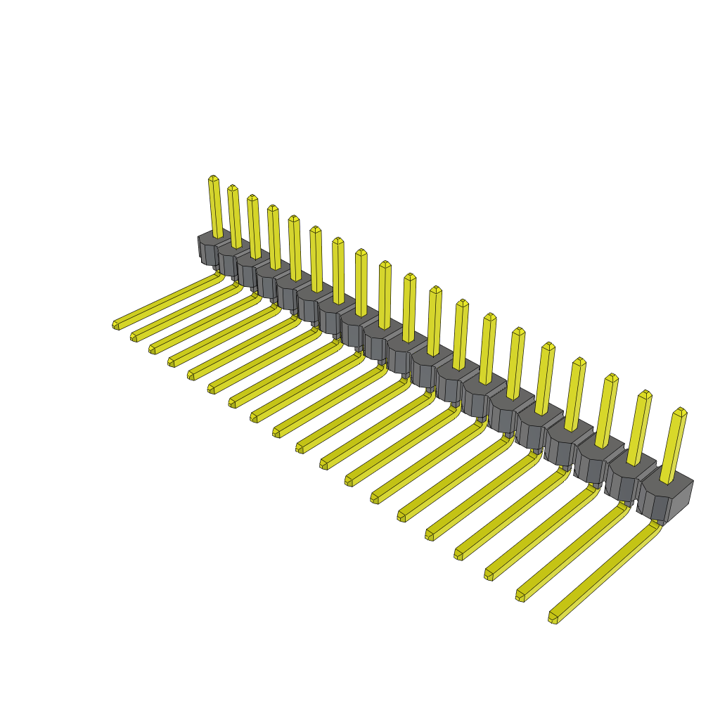 TSW-119-10-L-S-RA by Samtec