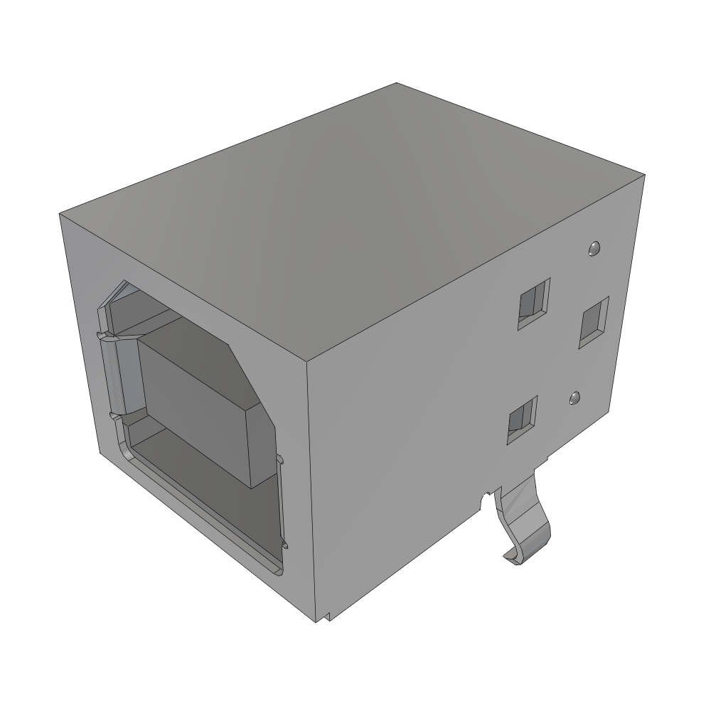 USB-B-S-F-B-TH-R-TR by Samtec