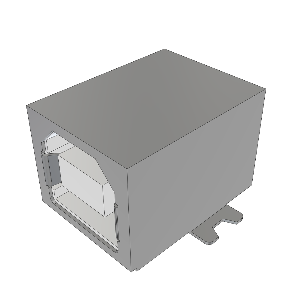 USB-B-S-S-W-SM-R-TR by Samtec