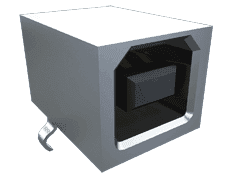 USB-B-S-S-W-TH-R-TR by Samtec