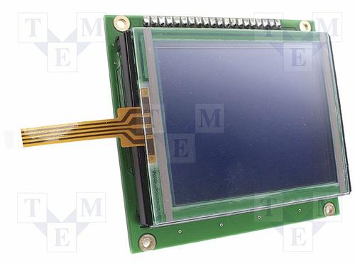 GLCD 128X64 WITH TOUCHPANEL by mikroElektronika